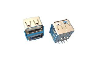 深圳優(yōu)倍USB連接器 AF180度直插10.5雙層有邊連接器深度解析